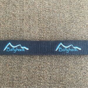 Ballyhack Black Belt with Blue Logo